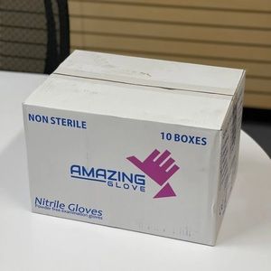 Nitrile Gloves 1000PCs Powder Free/Latex Free (ALL SIZES AVAILABLE)